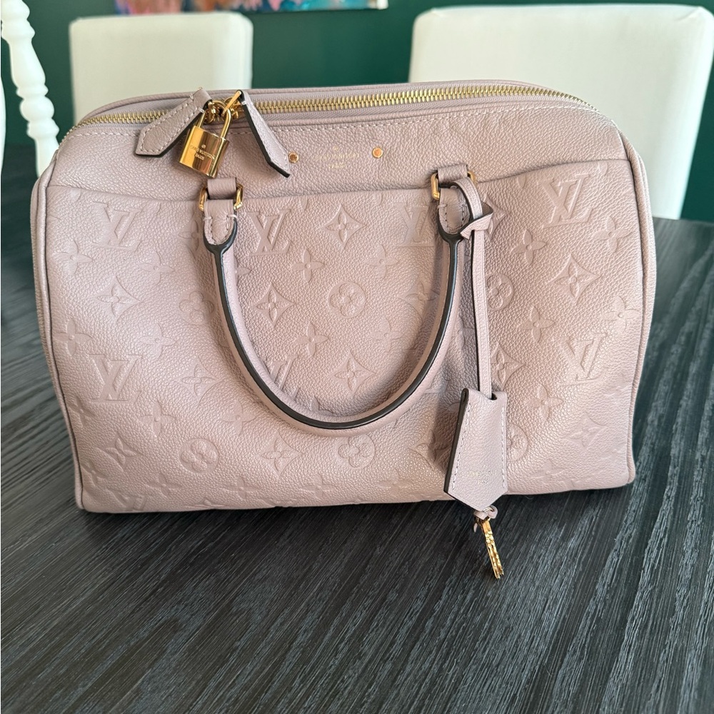 Louis Vuitton Empreinte Speedy Bandouliere 30 Mastic